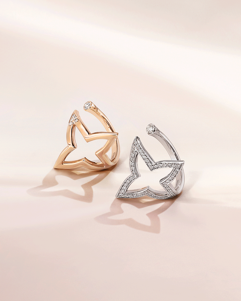 Louis Vuitton Blossom. Exalting the emblematic Monogram Flower with diamond adornments, rose and white gold creations preciously pair together. Discover the full collection by #FrancescaAmfitheatrof at on.louisvuitton.com/6015udhf7

#LVBlossom #LVFineJewelry #LouisVuitton