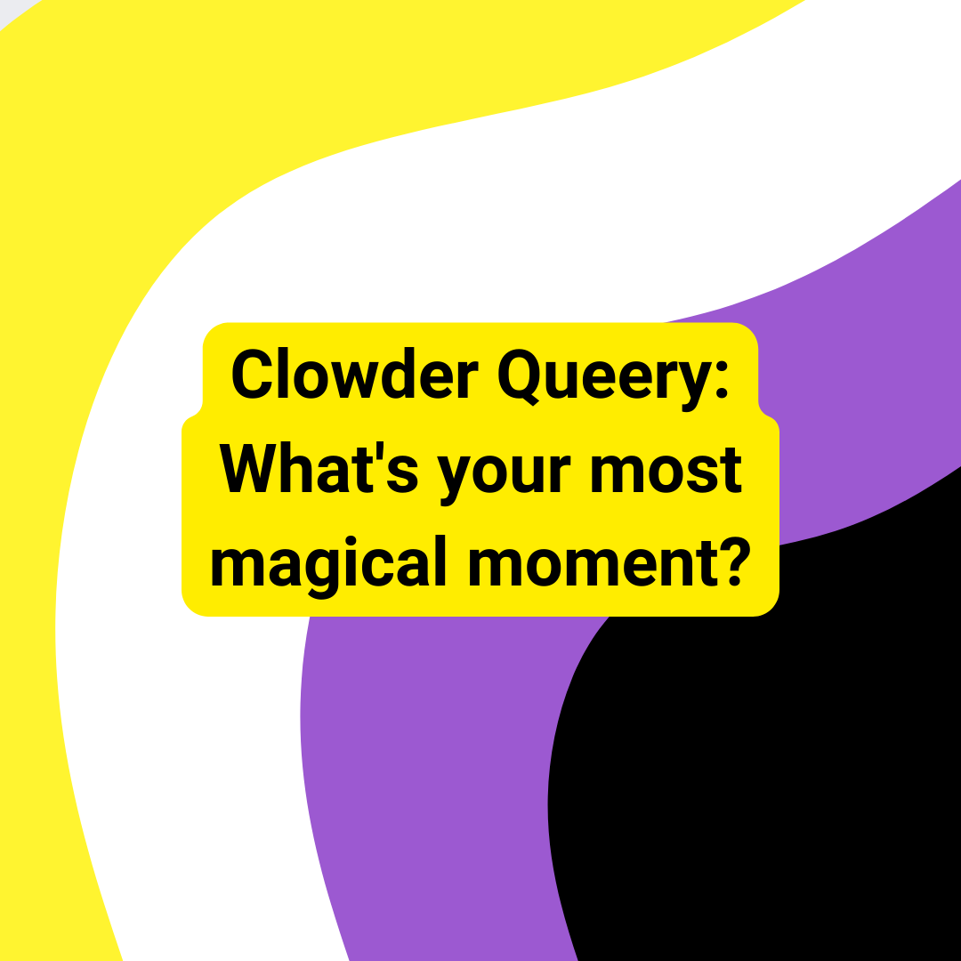 Y'all should look forward to the Genderful episode dropping on Friday with ilara Stefaniuk-Gaudet (they/them)! For now, here's the Clowder Queery. Discuss in the comments!

#transpodcast #magic