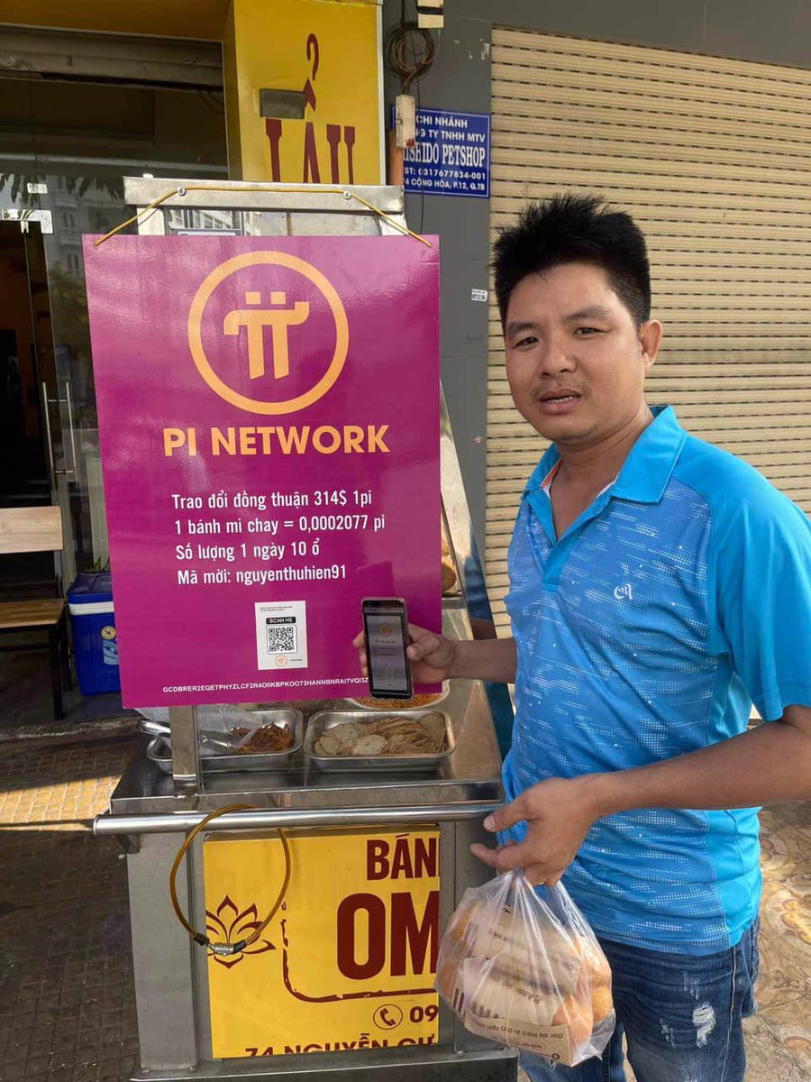 trandangtai's tweet photo. Another shop #paybypi in #Vietnam .
#PiNetwork is really work here.
Share me any shop in your country??? https://t.co/T0gbXMYgnC