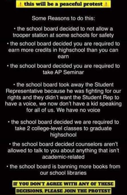 _alaskasunshine's tweet photo. Seeing comments on FB saying high schoolers don't even know why they walked out in the Mat-Su today. Meanwhile, the kids are over here with infographics detailing their purpose.
Adults- Get out & vote & help change this mess!
#TheKidsAreAlright
#AKtwitter #Alaska #MSBSD https://t.co/wexC4xJctp
