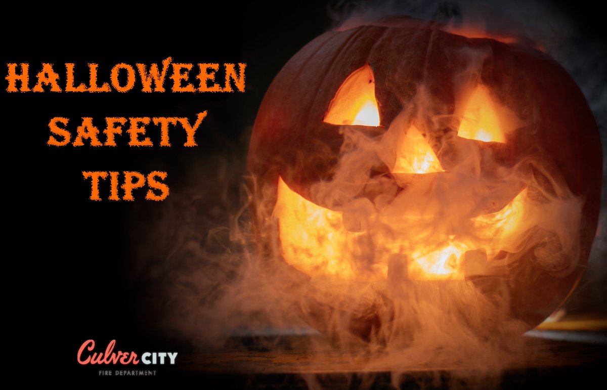 The Culver City Fire Department hopes you and your family have a happy and safe Halloween night! For some safety tips this evening, visit - culvercityfd.org/News-articles/…