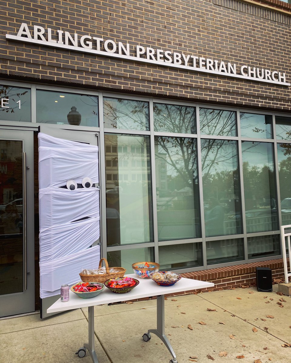 Happy Halloween from APC and our mummy of a door! #columbiapike #gilliamplace