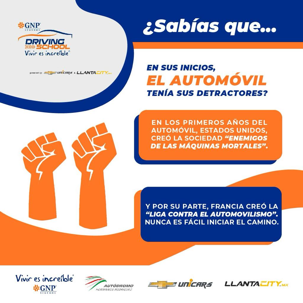 autodromohr's tweet photo. No todo el mundo estaba a favor de los autos en un principio...

#gnpdrivingschool #Viviresincreíble @GNPSeguros #ahr #unicars #llantacity https://t.co/dxMiXd2Mzb