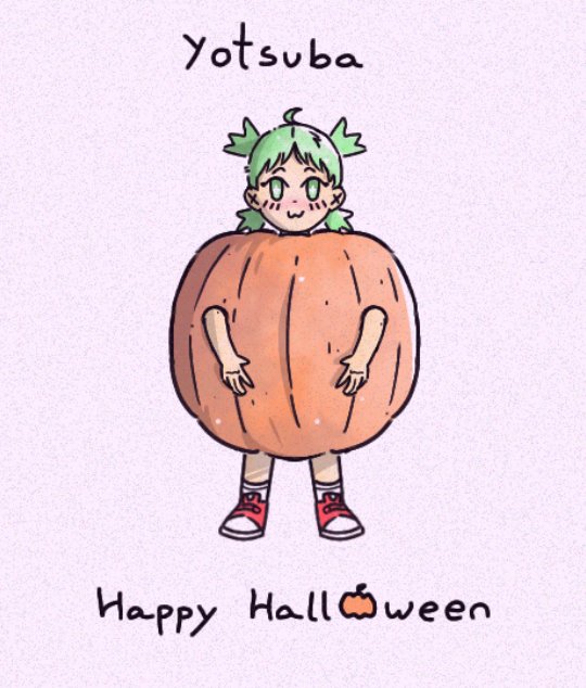 Happy halloween!! 🎃💚

#Halloween
#diadasbruxas
#Yotsuba
#よつばと