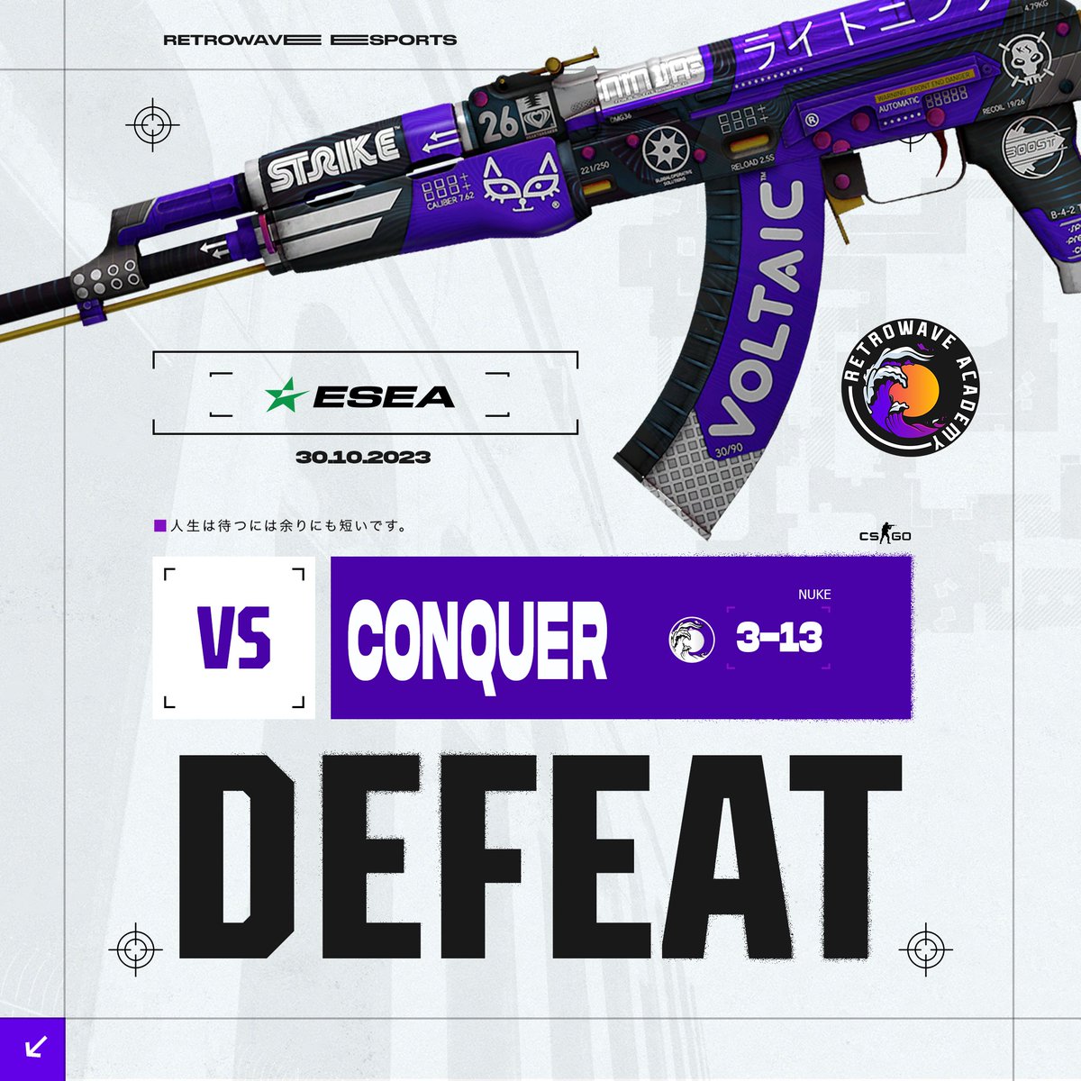 Ayer tuvimos una derrota para el academy :c