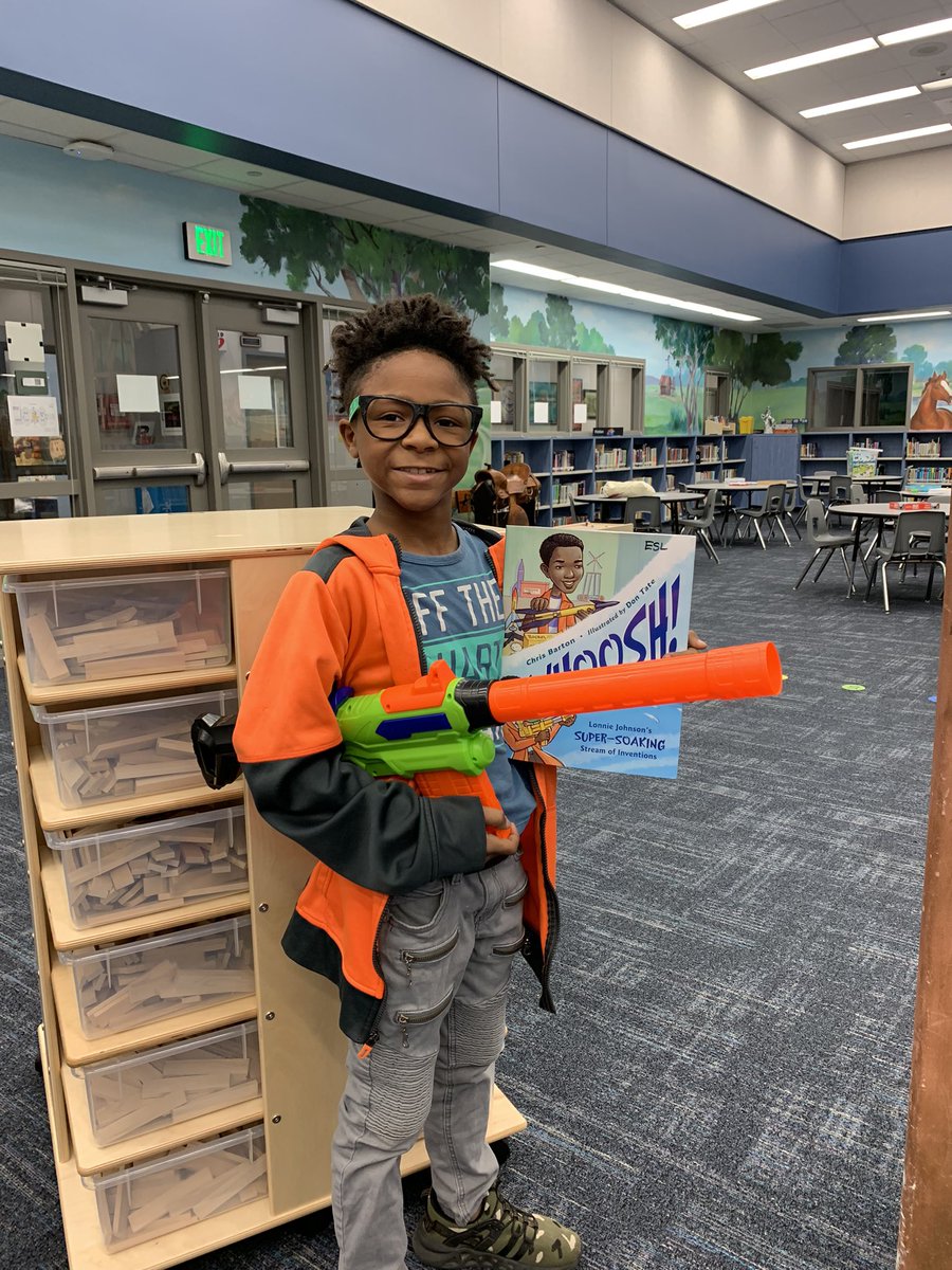 Book character parade!!! If you give the Specials team a dress up day, they will dress up!!! Amazing Lonnie Johnson from Whoosh! <a href="/USEStallions/">Stephens Elementary</a> <a href="/katy_libraries/">Katy ISD Libraries</a>