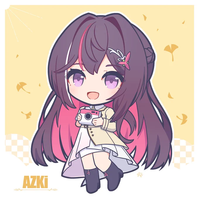 秋のお出かけ#AZKiART 