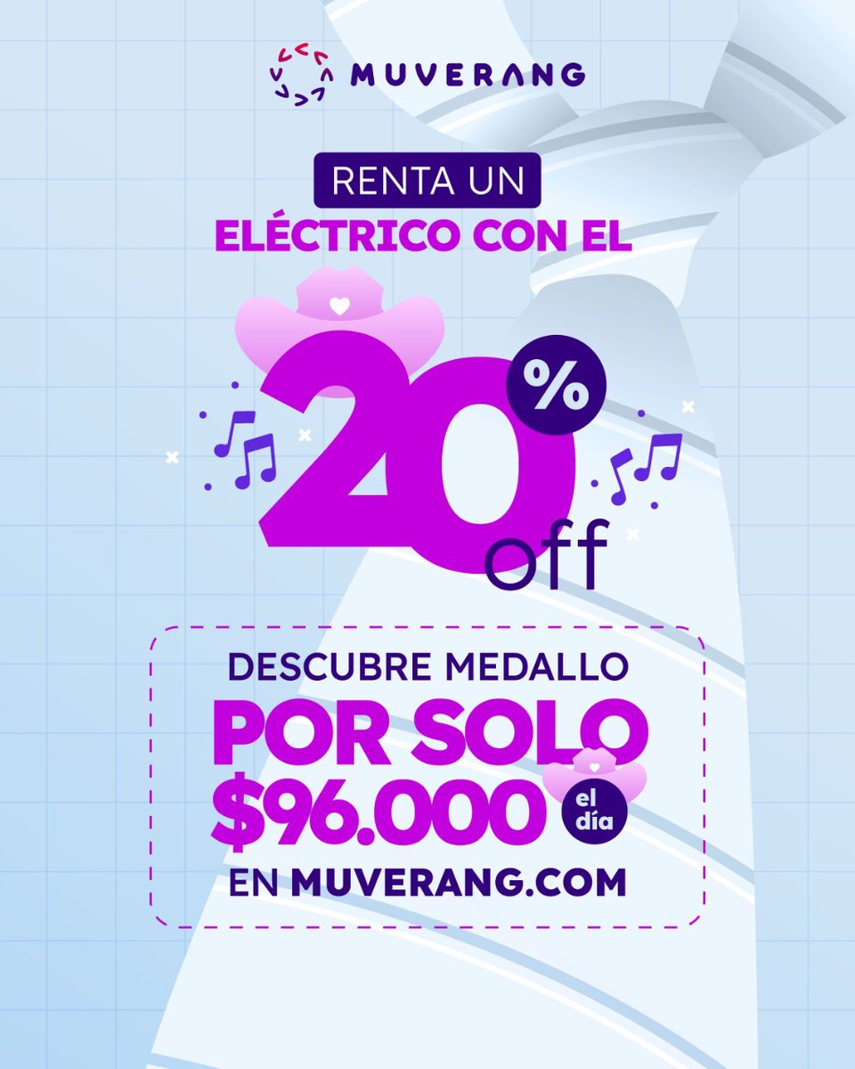 muverang's tweet photo. ¡Tenemos lista de espera! Reserva desde ya tu vehículo con el 20% de dto. y 🎶Sálvate de los trancones, sálvate subiéndote a Muverang🎶 para que descubras Medellín en un carro eléctrico. 

Renta este fin de semana por $96.000 aquí: https://t.co/OvOt7gPvsF https://t.co/66vLDp5Kfd