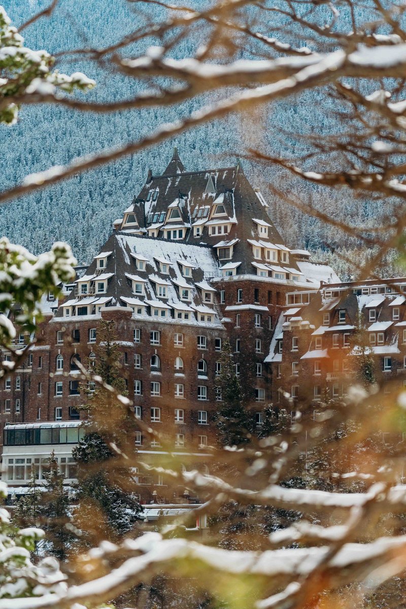 Halloween at the Fairmont Banff Springs - where magic and mystery meet 🌙🎃 📸 @calin.charles