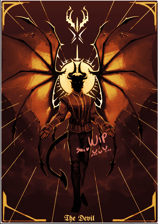 SUIamena's tweet photo. WIP of this holy wanna be bastard Raphael✨ 
Cant wait to finish it and fix colours and then i'd have ONE PRINT FINISHED. https://t.co/lxPfizrL3X