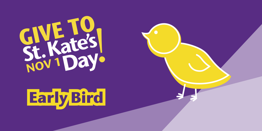 st_kates's tweet photo. ๐ The first Give to St. Kateโs Day challenge is LIVE!
Be one of 200 Early Birds to give before 8am CST on Nov. 1 and $10,000 in challenge funds will be released!
https://t.co/vFCLfbAC6u
#mystkates #leadandinfluence #GoKatieGive https://t.co/NQvldYWlAG