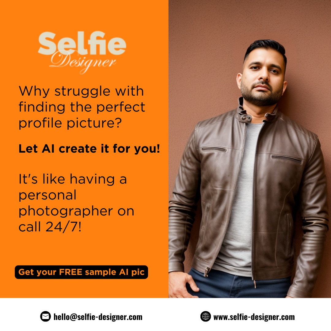 Why keep swiping through photo options when AI can be your 24/7 personal photographer?

✨ Say goodbye to the struggle and hello to the perfect profile picture effortlessly created just for you!

🌐 selfie-designer.com

#SelfieDesigner #AIPhotography #DatingAI #SmartSelfies