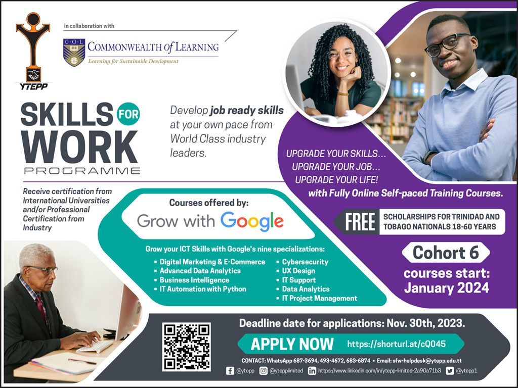 YTEPP1's tweet photo. Applications are open. APPLY NOW! 
https://t.co/rGR9Y0C6kh

Each applicant is reminded that you are allowed only one scholarship, please review the website of your selected learning platform carefully before filling out the application form. 

#skillsforwork #growwithgoogle https://t.co/FquXRctjk4