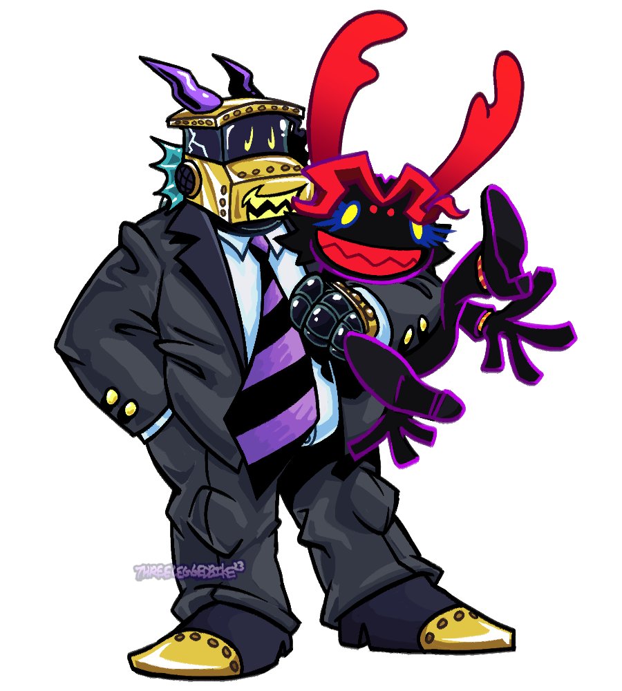 not halloween-related but could be if you squint? just a lil drawover with me n a friends sona :]