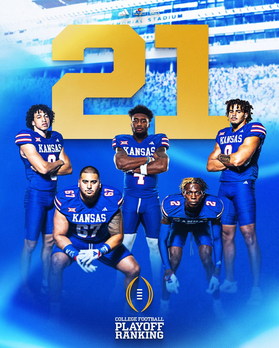 College Football Playoff ranking: #21 📈