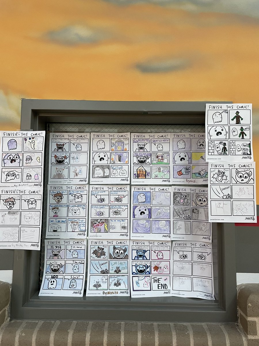 Renner MS Library (@rennerlib) on Twitter photo 6th graders created Halloween graphic novels today using @jarrettlerner starters <a href="/RMS_Mustangs/">Renner Middle School</a> <a href="/arpedigo/">Angela Pedigo</a> <a href="/PISDlibraries/">Plano ISD Libraries</a> #LevelUpPISD 6th graders created Halloween graphic novels today using @jarrettlerner starters <a href="/RMS_Mustangs/">Renner Middle School</a> <a href="/arpedigo/">Angela Pedigo</a> <a href="/PISDlibraries/">Plano ISD Libraries</a> #LevelUpPISD