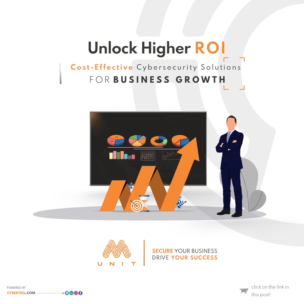 CyberteqInfo's tweet image. Reduce Costs, Increase Security 📈 MUNIT's Cost-Effective Solutions Transform #Cybersecurity Investments! 💼

#MUNIT is a strategic investment in your business's future. Unlock Higher #ROI and join us today!🔒

Explore benefits  ➡️ bit.ly/3S80lT5

#InnovationUnleashed