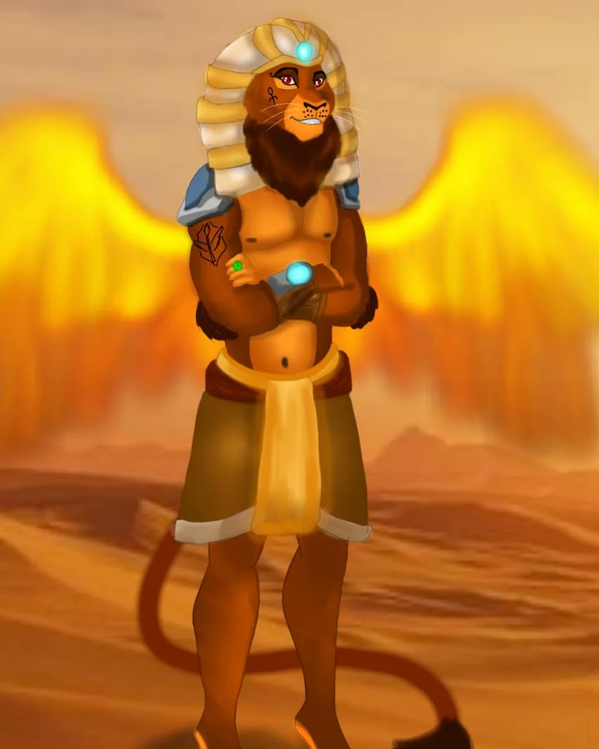 ArtistRalion's tweet image. Since today is Halloween, let&apos;s dress up and enjoy this day, did you like it or trick-or-treating?  and Today Ralion is ready with his beautiful Pharaoh costume^^

#halloween #halloweencostume  #furryreference #furryreferencecommissions #reference 
#furry #furryart #furries
