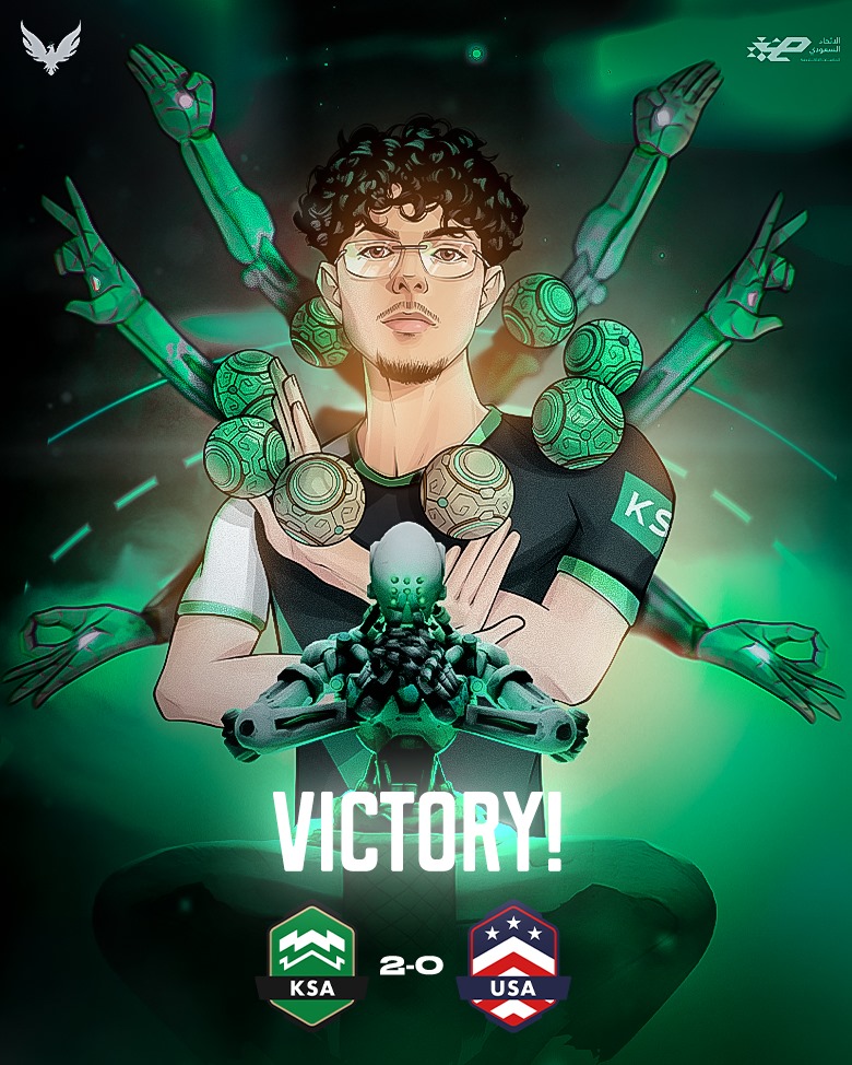 🦅| صــدارة المجموعة وتأهل للنهائيـات 🥇

فوز ساااحق من أمام البطل السابق لكأس العالم منتخب أمريكا بنتيجة 0-2 🇸🇦x🇺🇸 🏆

تأهلنا من خلاله لربع النهائي، تبقّت مباراة أخيرة في دور المجموعات أمام منتخب فرنسا 🇫🇷
#SAOWWC | #معاك_يالأخضر