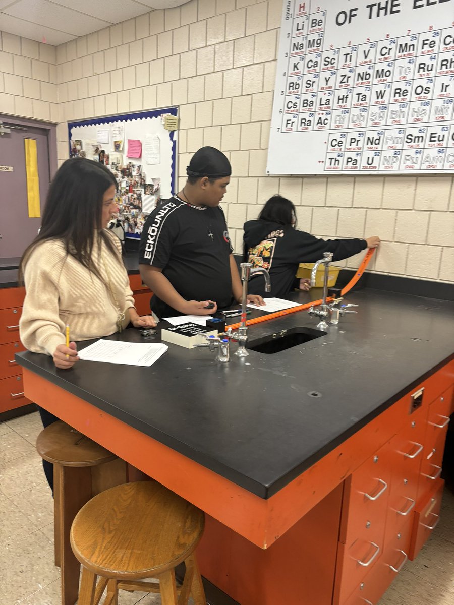 Shout out to Mrs. Riley running a hands on velocity lab in her Physics classroom this week!  <a href="/MPSPanthers/">Marlborough Public Schools</a>