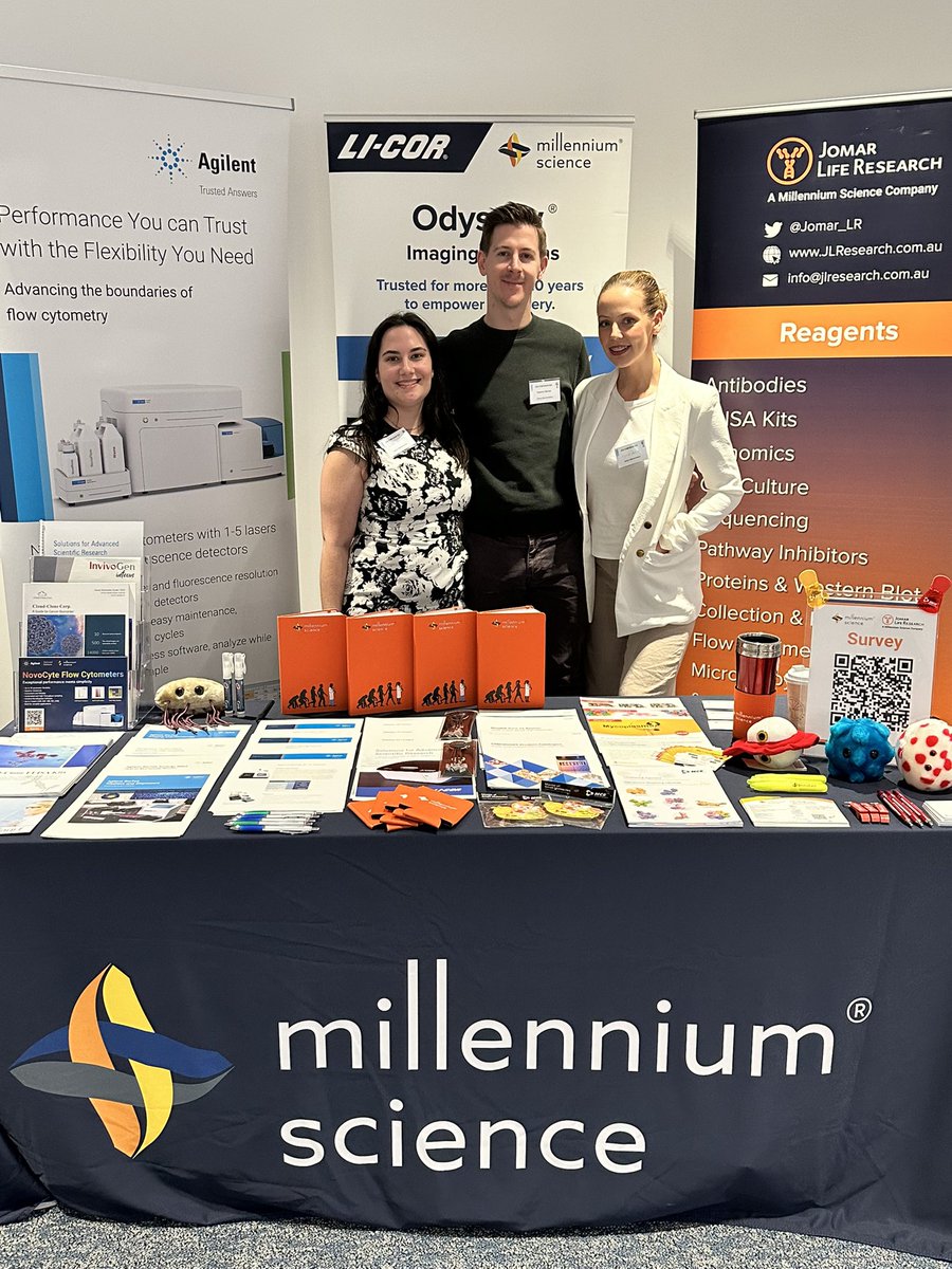Millennium Science (@mscienceaustnz) on Twitter photo Join us at the Monash Early Career Research Symposium - Located at the Victorian Heart Hospital 💜 Talking everything reagents, instruments and many more <a href="/Cameron_MSci/">Cameron Skinner</a> @Lisa_MScience <a href="/DudinkIngrid/">Ingrid Dudink</a> <a href="/invivogen_US/">InvivoGen</a> <a href="/Agilent/">Agilent Technologies</a> <a href="/WesternBlotting/">LICORbio</a> <a href="/Abnova1/">Abnova</a> <a href="/cloudclonecorp/">Cloud-Clone Corp.</a> Join us at the Monash Early Career Research Symposium - Located at the Victorian Heart Hospital 💜 Talking everything reagents, instruments and many more <a href="/Cameron_MSci/">Cameron Skinner</a> @Lisa_MScience <a href="/DudinkIngrid/">Ingrid Dudink</a> <a href="/invivogen_US/">InvivoGen</a> <a href="/Agilent/">Agilent Technologies</a> <a href="/WesternBlotting/">LICORbio</a> <a href="/Abnova1/">Abnova</a> <a href="/cloudclonecorp/">Cloud-Clone Corp.</a>