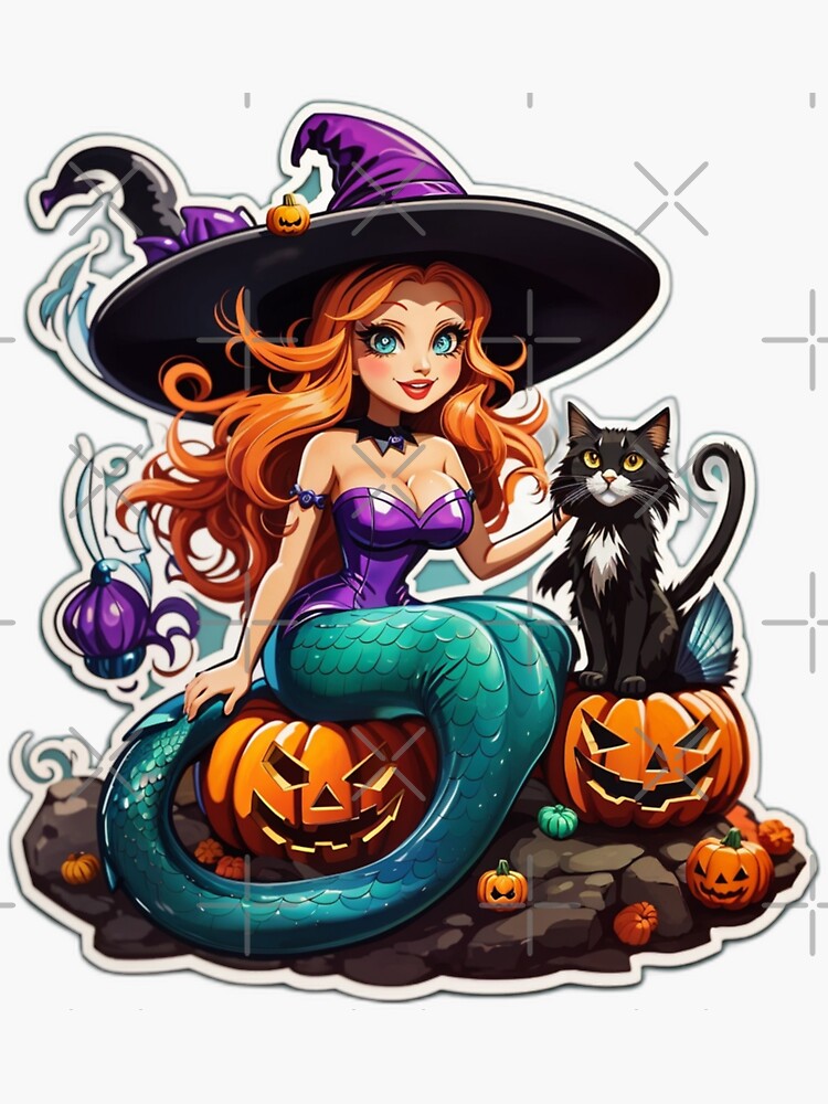 Bada_bing3's tweet image. #HappyHalloween to you, #Mermy!!🎃🧜‍♀️🦇🐈‍⬛🧛‍♂️