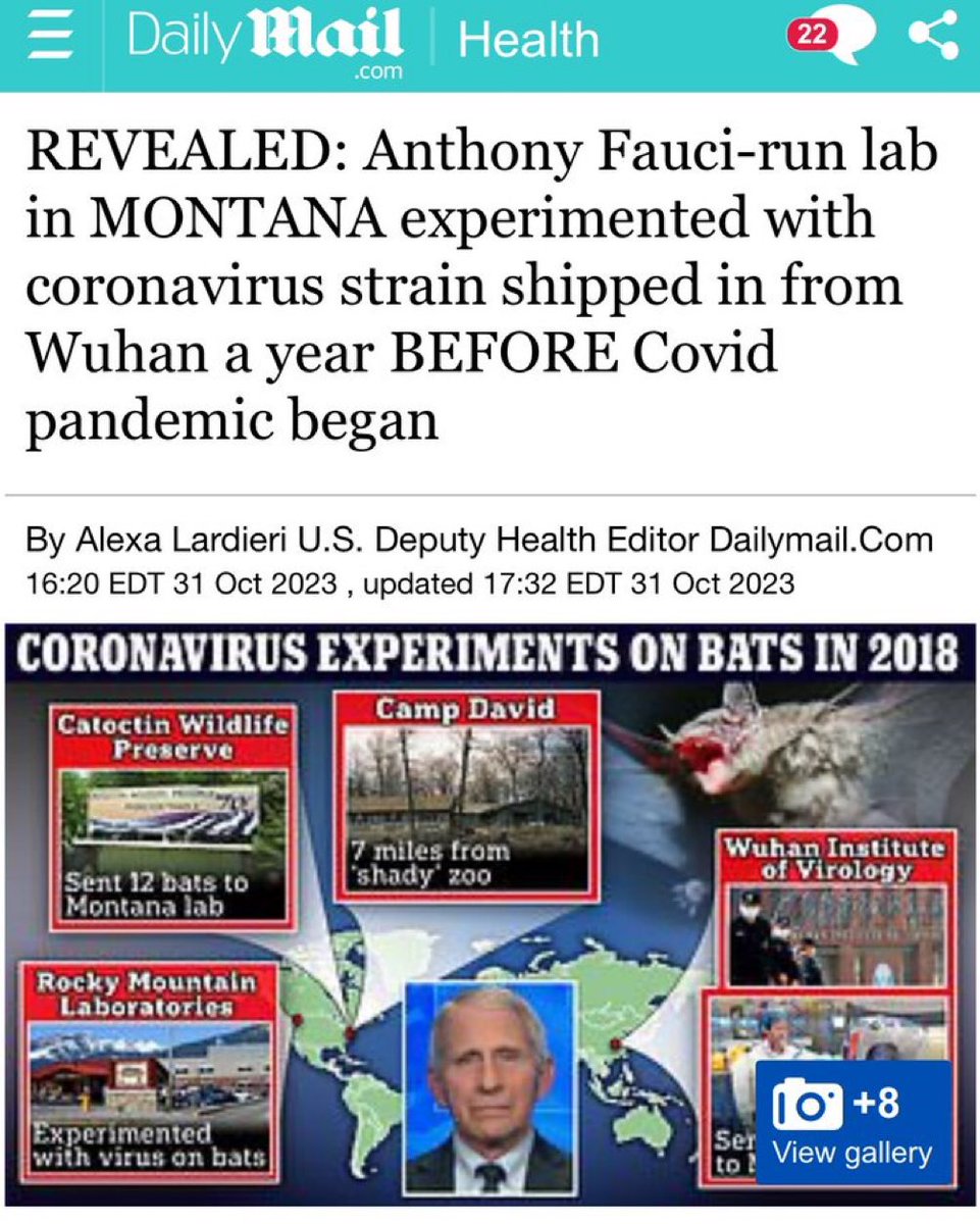 Anthony Fauci needs to be arrested and prosecuted for his role in developing and unleashing Covid onto the world