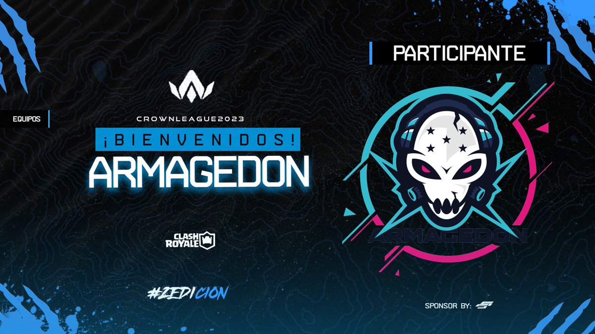 Crown League (@crown_league23) on Twitter photo 📣 Presentación | 10/24 ✅
Equipo: <a href="/ARMAGEDONHN_CR/">ARMAGEDON🇭🇳</a>
Llegaron los Catrachos, está más que listos para provocar la batalla del bien y el mal, podrán salir victoriosos y ser los nuevos monarcas ? ☠️👑
Prizepool: 100$ 💰
Sponsor: @VicOZzz_cr 👑
#CrownLeague2🏆 📣 Presentación | 10/24 ✅
Equipo: <a href="/ARMAGEDONHN_CR/">ARMAGEDON🇭🇳</a>
Llegaron los Catrachos, está más que listos para provocar la batalla del bien y el mal, podrán salir victoriosos y ser los nuevos monarcas ? ☠️👑
Prizepool: 100$ 💰
Sponsor: @VicOZzz_cr 👑
#CrownLeague2🏆