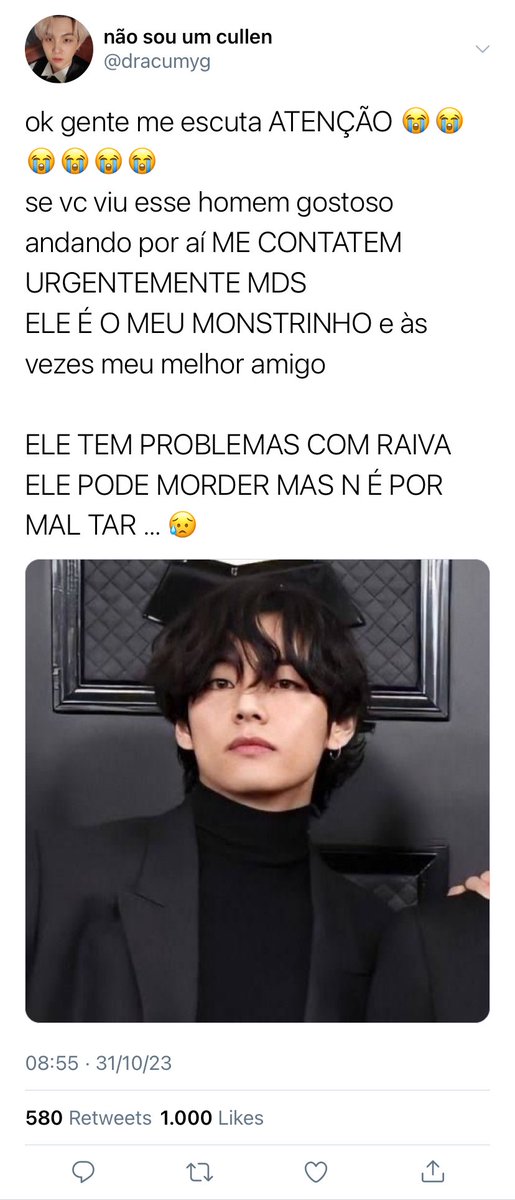 v_basquiat's tweet photo. taekook au 🧛

Taehyung é um vampirão destrambelhado que acaba se perdendo na cidade ao ir em uma festa pela primeira vez. Jungkook é apenas um jovem cansado, fantasiado de abóbora, que ao chegar de uma festa percebe que teve sua casa invadida por um morcego um tanto peculiar. https://t.co/YB89KjZNzb