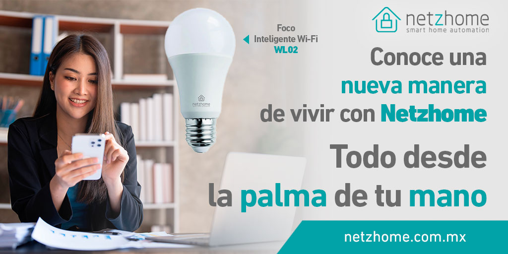 Foco Inteligente Wi-Fi - WL02 - NetzHome