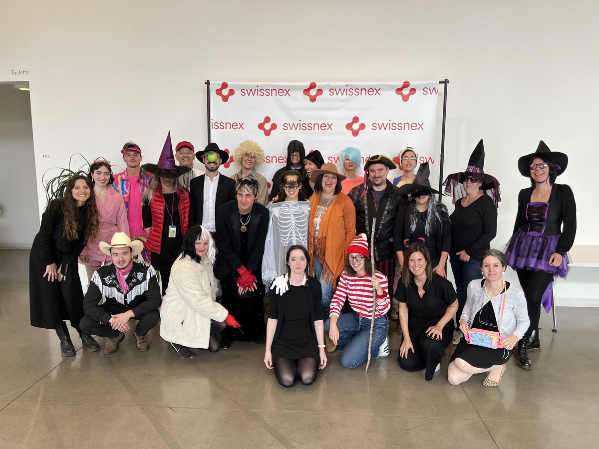 Happy Halloween! 👻 We gathered the Swissnex and Consulate crew for a frightfully fantastic Halloween lunch! 🎃👻🕷️ InstaGram won the costume competition. Congrats!