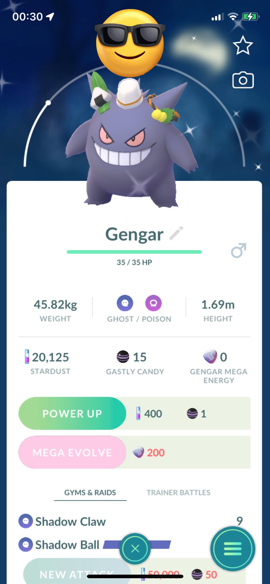 🎃 Shiny Mega Gengar 👻 . . . . . . . . . . . . . . . #pokemon