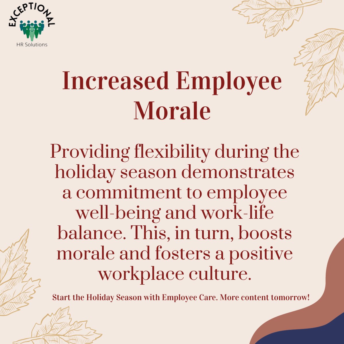 😃 Happy Employees, Thriving Business: Learn how to elevate employee morale and create a positive work environment. 🚀🤝 #EmployeeMorale #success 

@exceptional_hrs