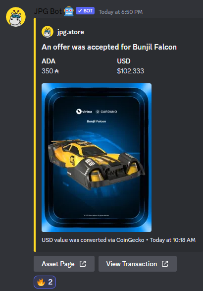 ackshay_p's tweet photo. Dont sleep on Bunjil Falcons  someone sold this 1 cheap🤏$100. Falcons 🚀 https://t.co/puaJQ28izz