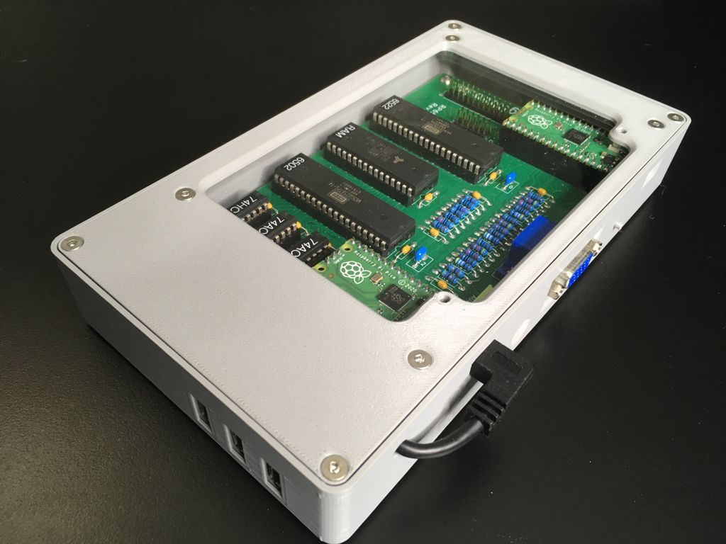 Rumbledethumps's tweet photo. Consolized my 6502 computer with a fantastic case designed by tonyvr. https://t.co/MI7XjJB81m