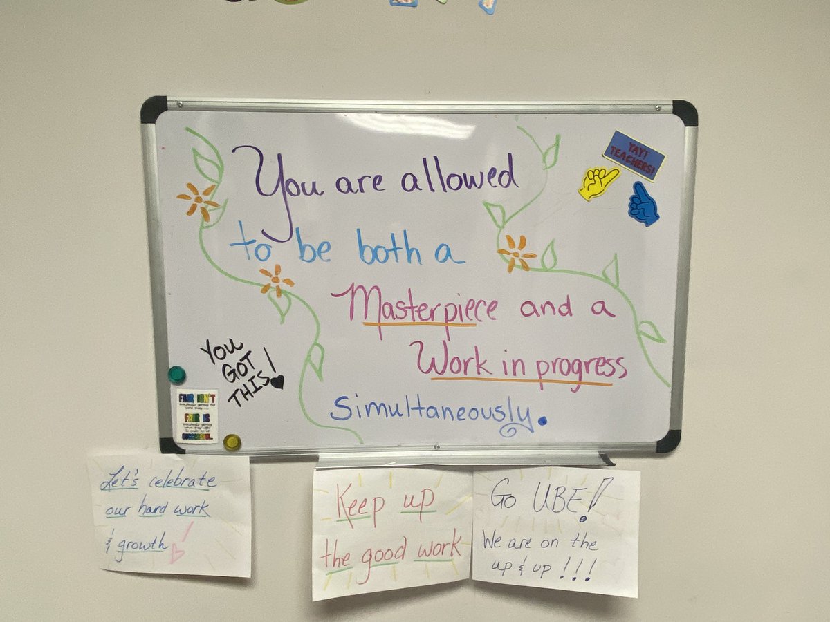 Teacher quotes of the week for the past few weeks.  So proud to be a part of the UBE staff. <a href="/summitk12/">SummitCountySchools</a> <a href="/TonyByrdSuper/">Anthony Byrd</a> @MaggyTovar1
