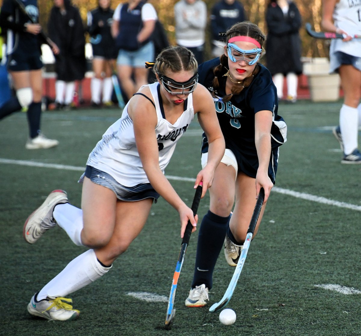 York falls to Yarmouth, 1-0, in the Class B South field hockey regional semis in overtime. @YHSWildcats @YHSClippers