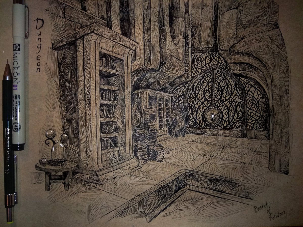 Azandar's home. He lives in the dungeon under Skywatch, which he received at his full disposal by lying to the locals that there is very dangerous crap and he's going to deal with it. Genius #inktober #inktober2023 #Azandar #TESOctober #TESOctober2023 #ESOFam @TESOnline
