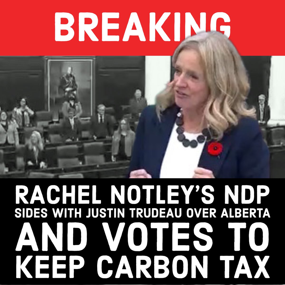 Unfathomable. Rachel Notley’s NDP just stood up in the legislature and voted to keep the carbon tax and continue supporting Justin Trudeau’s unfair treatment of our province. Our United Conservative team will continue to fight for an end to the carbon tax!