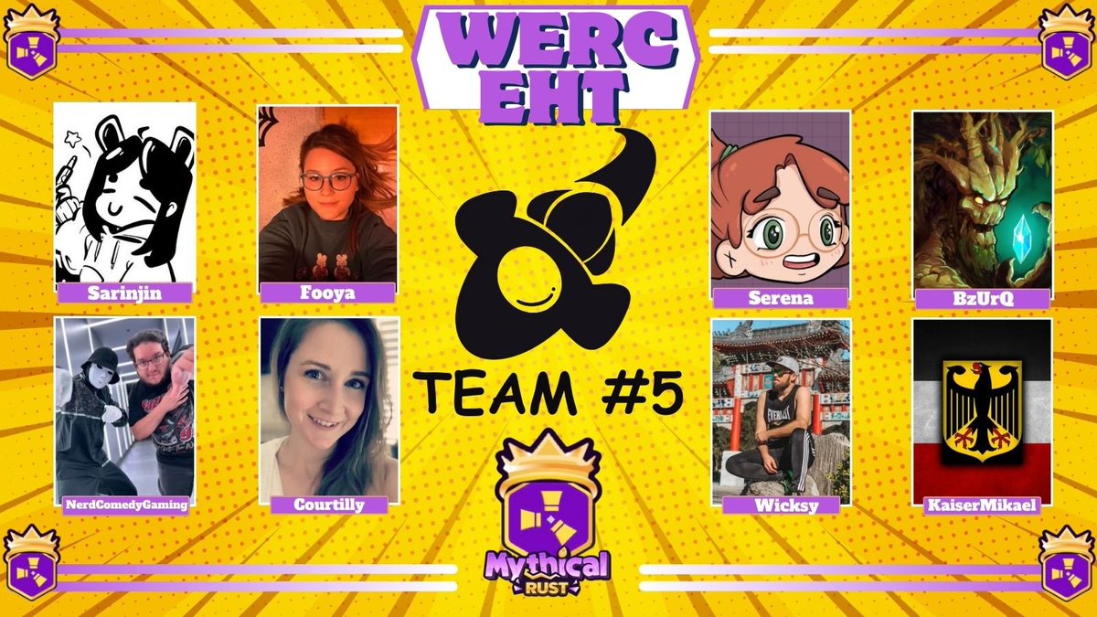 Introducing the 5th Team on the Mythical Rust server!