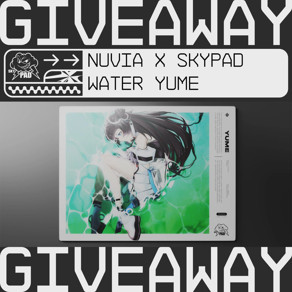 Amigos! SKYPAD y yo queremos invitarlos a participar en un sorteito por una edicion limitada de sus lujosos mousepads de vidrio  😎 Los requisitos son: 

- Seguir a <a href="/SkyPAD_LATAM/">wallhacklatam</a> y a mi jeje
- Dar RT y Like al tweet
- Etiquetar a un compa

Mucha suerte ❤️