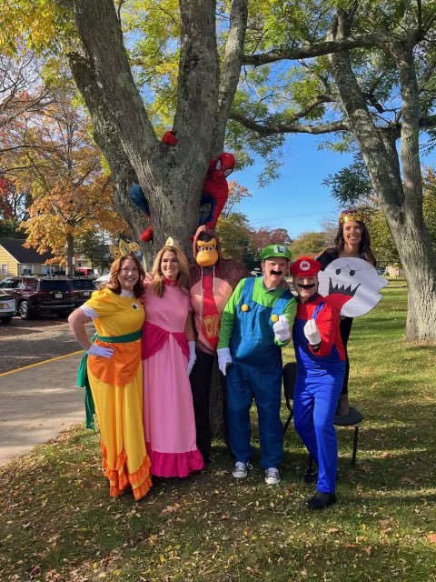 The North Babylon Curriculum &amp; Instruction Directors definitely got into the Halloween Spirit today!  I do 💙 my team!