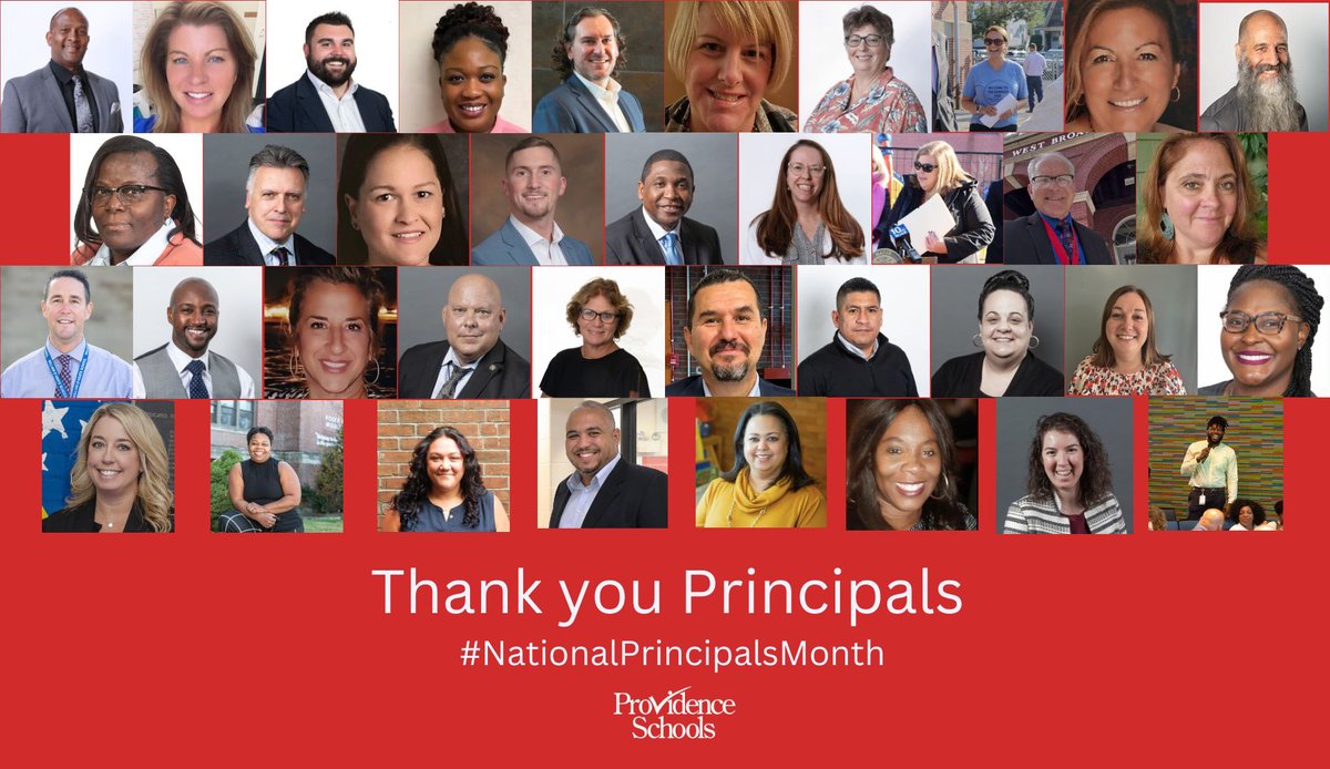 As we wrap up #NationalPrincipalsMonth, we want to recognize all of our amazing Principals here in PPSD. We appreciate each and every one of you. Thank you for your dedication & commitment to the students, staff, families, & community of PPSD! 🍎🏫