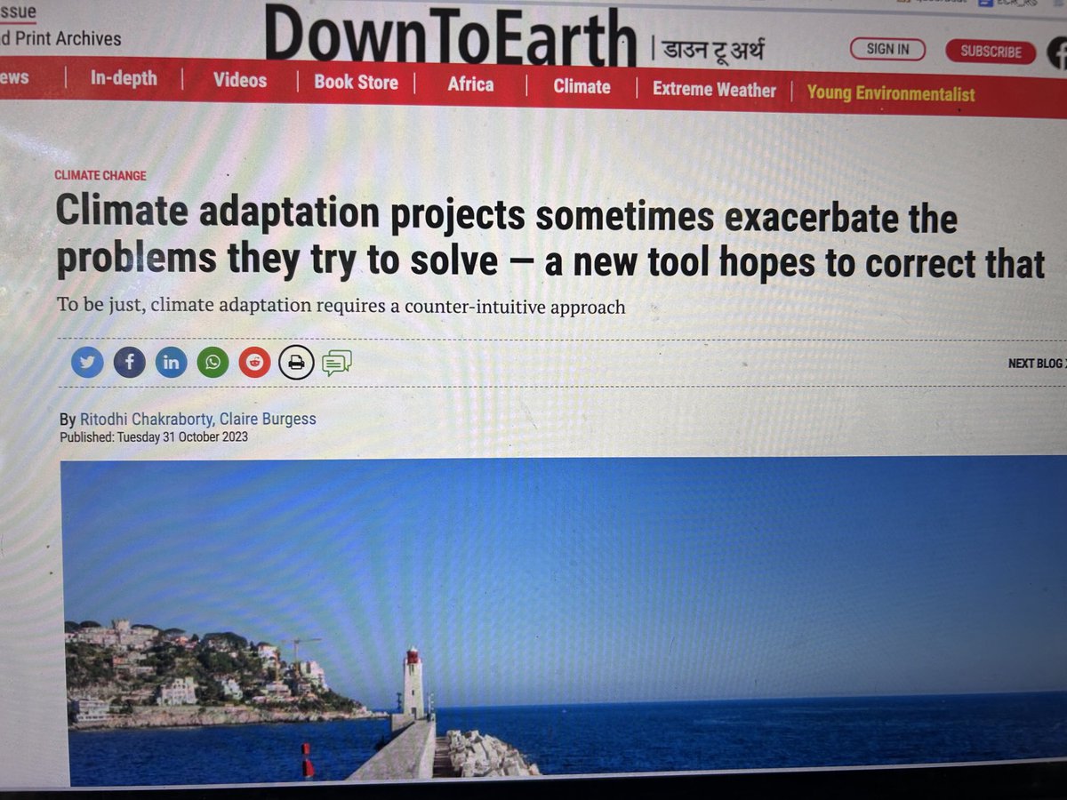 Wonderful to see our work platformed on ⁦<a href="/down2earthindia/">Down To Earth</a>⁩