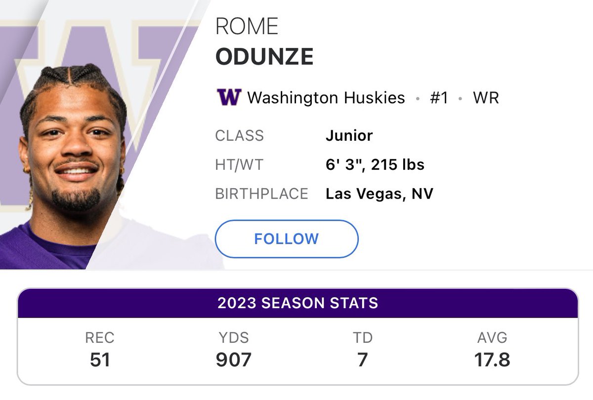 DuncanBoone_1's tweet photo. How is Troy Franklin/Rome Odunze not being talked about in the same conversation as Marvin Harrison Jr🤔

East coast bias will have to stop next year when UO/UW are in the BIG10 https://t.co/WvbM5AOn3T