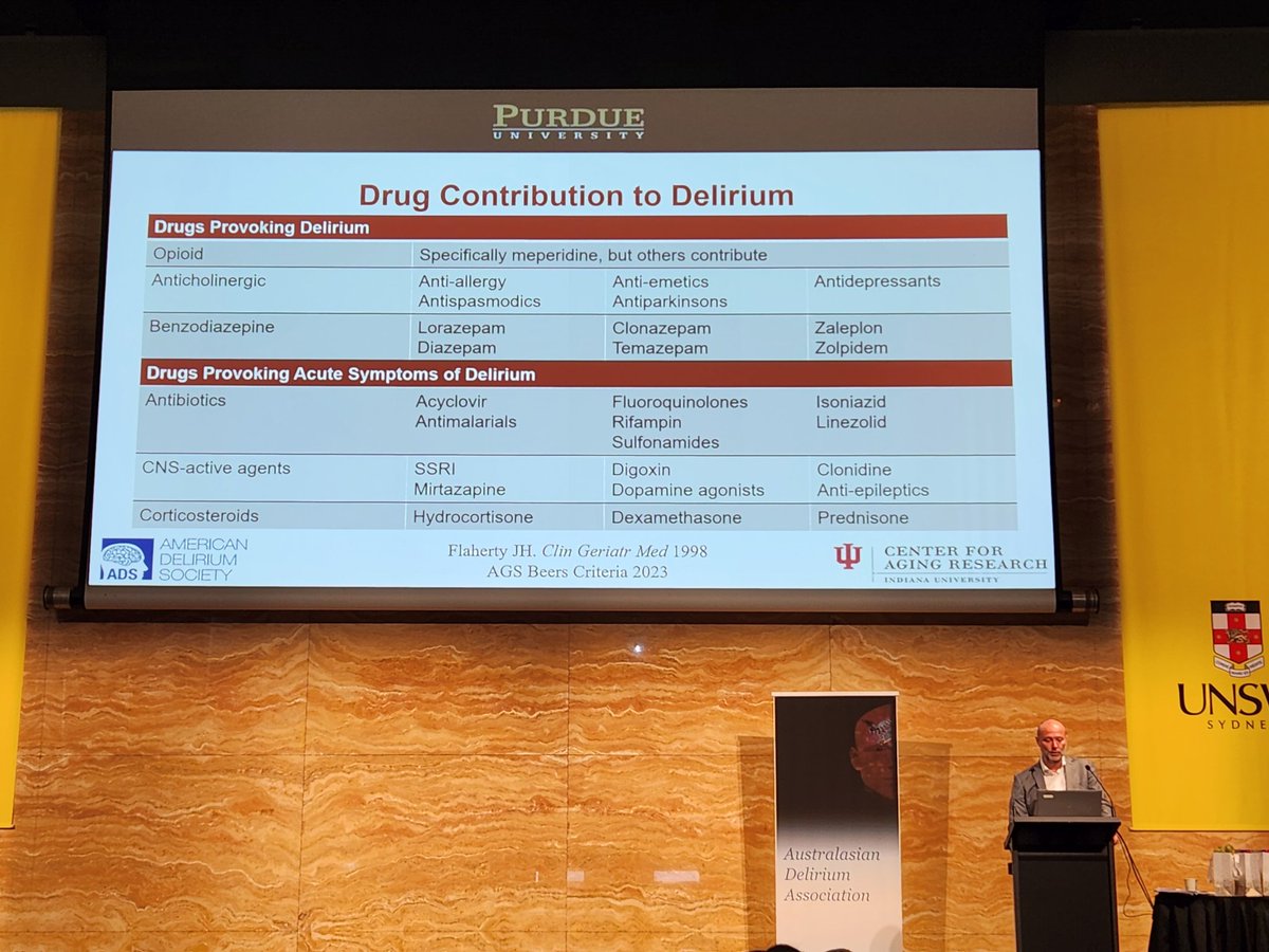 Medication optimisation in delirium. #deprescribing
<a href="/ANZDA_delirium/">AustralasianDelirium</a> <a href="/RANZCP/">RANZCP</a> <a href="/CairnsHHS/">Cairns HHS</a>