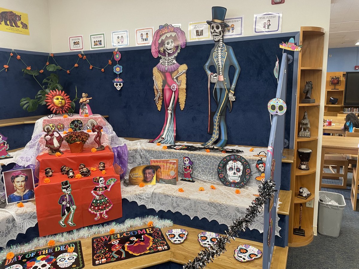 Día de los Muertos is coming to our Northam library.. celebrating iconic Latinos that have passed. ⁦@NorthamPride⁩ #WeAreRUSD