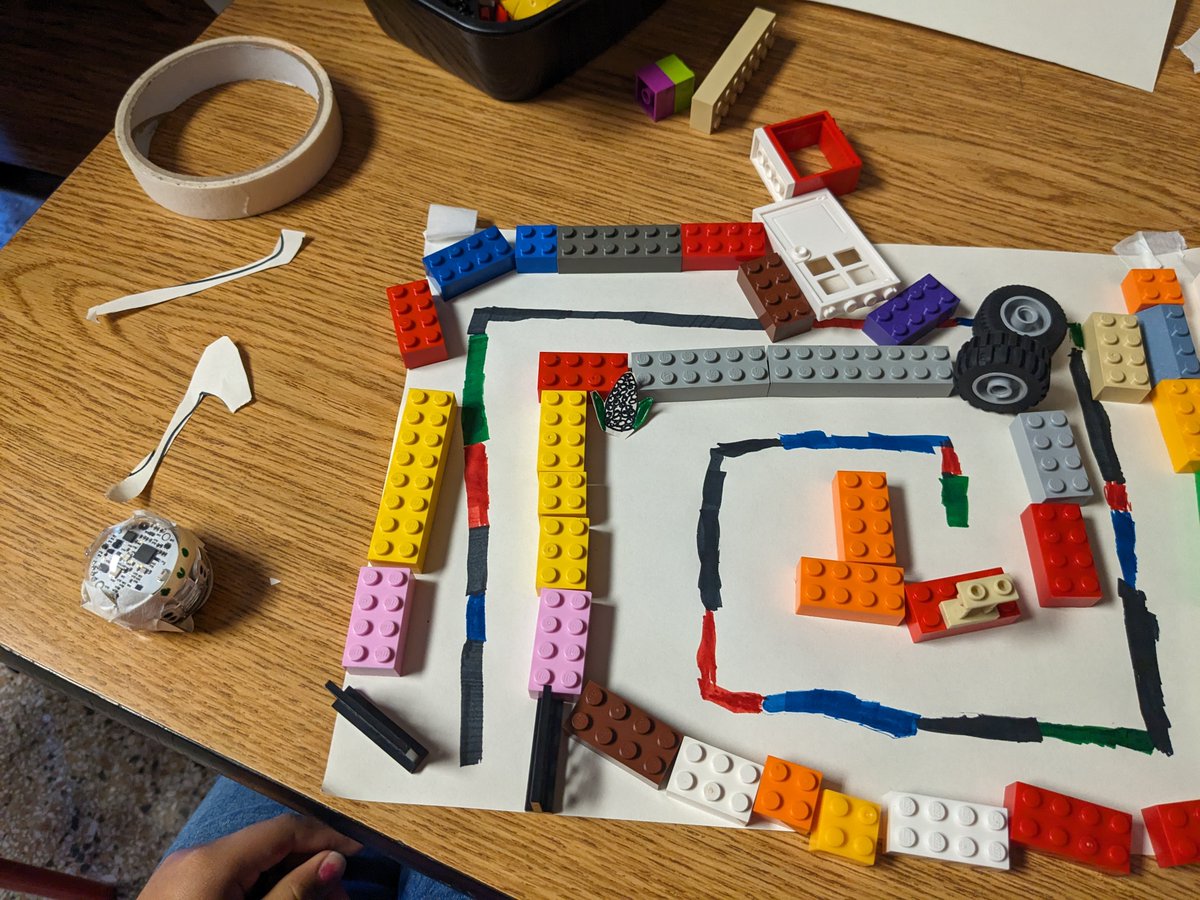 Using <a href="/Ozobot/">Ozobot</a> and Legos, students designed their own corn mazes for some fall fun! #OzobotCE