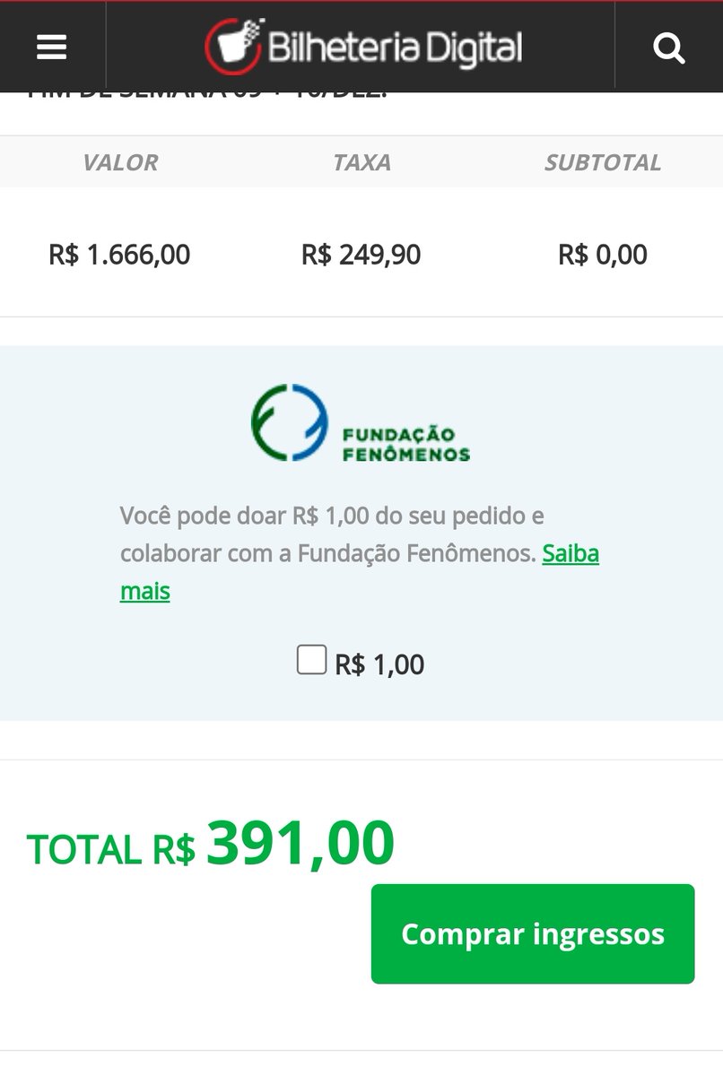 #cena2k23
391 EM UM INGRESSO MEIA ENTRADA KKKKKKKKK
CAGARAM POUCO NA SUA PORTA JE