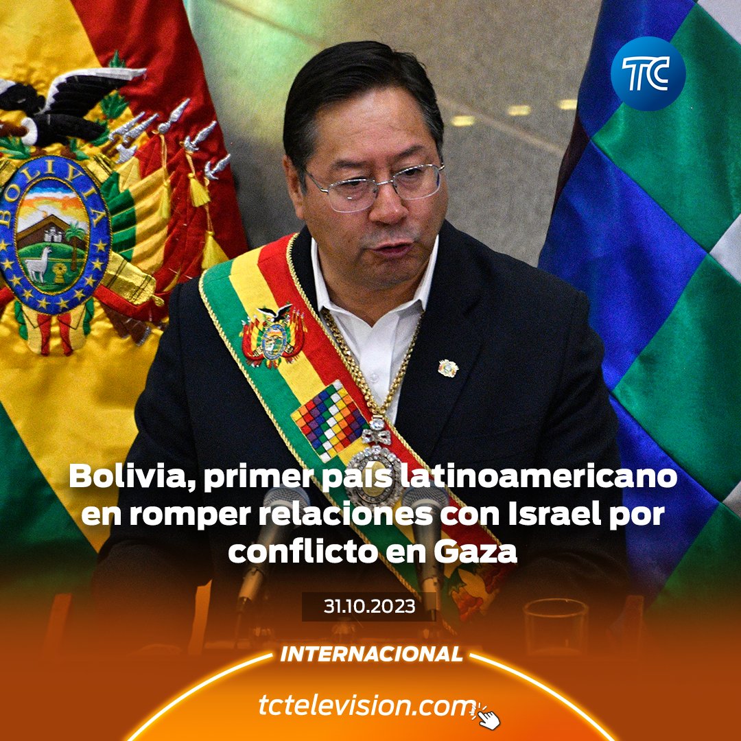 Bolivia rompió relaciones diplomáticas con Israel en "repudio" a la ofensiva que lleva a cabo en la Franja de Gaza. ¿Qué implica? » bit.ly/3sdY3qQ